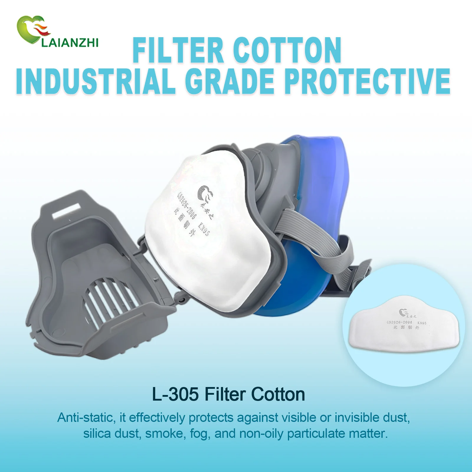 LAIANZHI Dust proof silicone m - مراجعة Dust Mask Construction وسعره